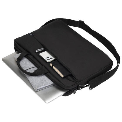 Artikelbild 4 für DICOTA Laptoptasche Slim Case ONE Recycling-PET schwarz D32092-RPET bis 40,6 cm (16 Zoll), Artikelnummer 611097