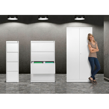 Artikelbild 5 für Gürkan Hängeregistraturschrank reinweiß 4 Schubladen 76,0 x 62,0 x 132,0 cm, 1 St., Artikelnummer 381772