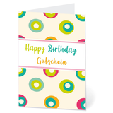 Artikelbild 1 für LUMA Gutschein Geburtstag modern mit Innentext AM1069 DIN B6, 1 St., Artikelnummer 753952