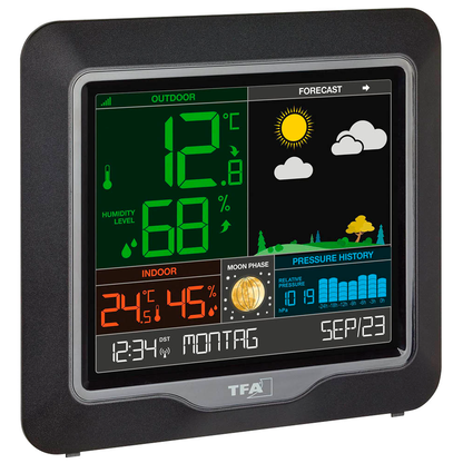 Artikelbild für TFA® 35.1150.01 Wetterstation schwarz, Artikelnummer 116063