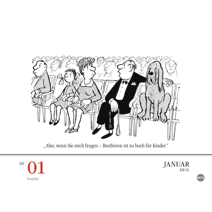 Artikelbild 3 für Heye Abreißkalender LORIOT 2026, 1 St., Artikelnummer 551238