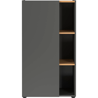 Artikelbild 6 für GERMANIA Aktenschrank Adrano, 2232-549 grafit, navarra-eiche 2 Fachböden 61,0 x 34,0 x 110,0 cm, Artikelnummer 613172