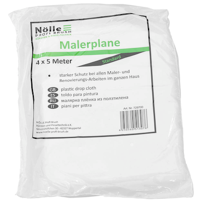 Artikelbild für Nölle Abdeckfolie 4,0 x 5,0 m weiß 11,0 my, Artikelnummer 159576