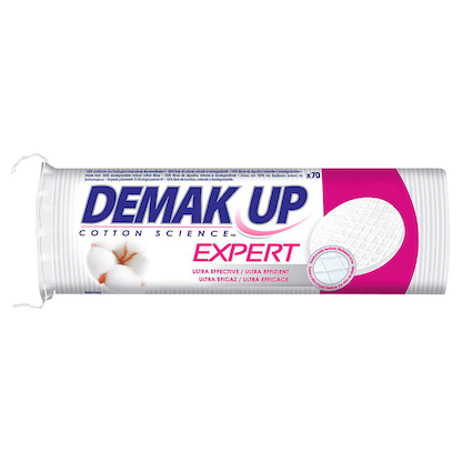 Artikelbild für DEMAK UP Wattepads EXPERT 2-lagig weiß, 70 St., Artikelnummer 404234