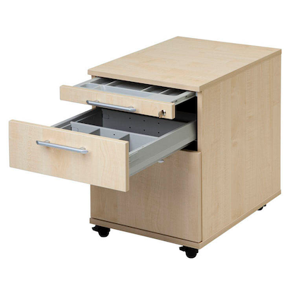 Artikelbild 4 für HAMMERBACHER Trennsteg grau 1 Set, Artikelnummer 395405