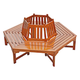 Artikelbild 1 für Garden Pleasure Baumbank ONTARIO 960354E natur Holz 155,0 cm, Artikelnummer 310203