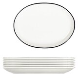 Artikelbild 1 für ID Fine Teller Modest Black Lona weiß Ø 36,0 cm, 6 St., Artikelnummer 634186