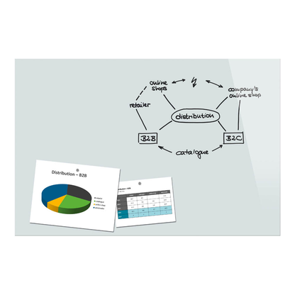 Artikelbild für Be!Board® Glas-Magnettafel 90,0 x 60,0 cm weiß, Artikelnummer 375877