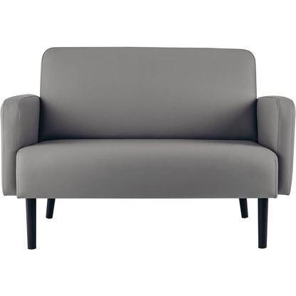 Artikelbild für meet powered by PAPERFLOW 2-Sitzer Sofa LISBOA grau schwarz Kunstleder 124,0 x 81,5 x 83,0 cm, 1 St., Artikelnummer 851367