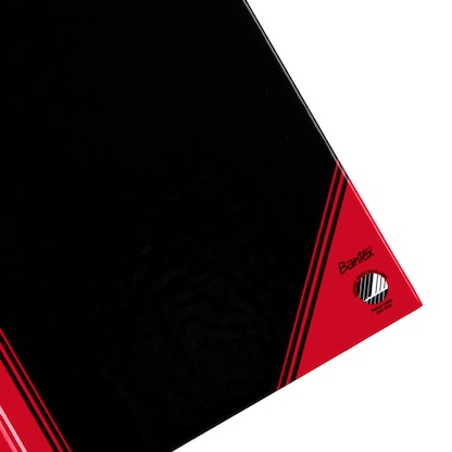 Artikelbild 5 für Bantex Notizbuch Chinakladde DIN A6 kariert, schwarz/rot Hardcover 192 Seiten, 1 St., Artikelnummer 429528