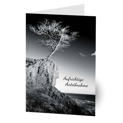 Artikelbild für LUMA Trauerkarte Baum LU1412 DIN B6, 1 St., Artikelnummer 878151