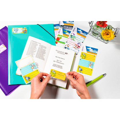 Artikelbild 6 für HERMA Schuletiketten 5599 Tuning, 9 Etiketten, Artikelnummer 601125