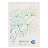 Artikelbild 1 für herlitz Notizblock Greenline Gingko DIN A7 kariert, 1 St., Artikelnummer 649568