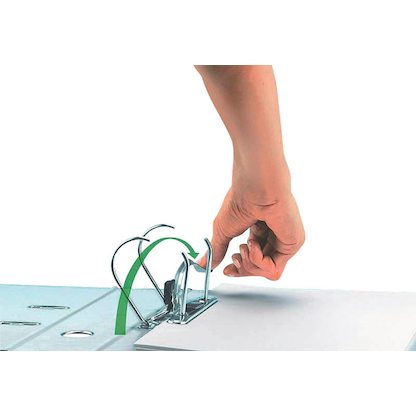 Artikelbild 10 für LEITZ 1080 Ordner schwarz marmoriert Karton 8,0 cm DIN A4, 1 St., Artikelnummer 652354