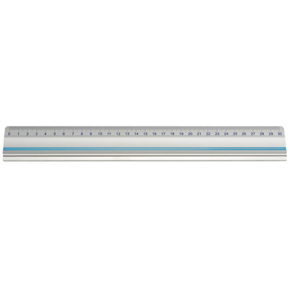Artikelbild für WEDO Schneidelineal 30,0 cm, silber, Artikelnummer 315121