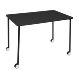 Artikelbild 1 für meet powered by PAPERFLOW Flex Office Mehrzwecktisch rechteckig Spanplatte schwarz 116,0 x 76,0 x 75,0 cm, 1 St., Artikelnummer 789523