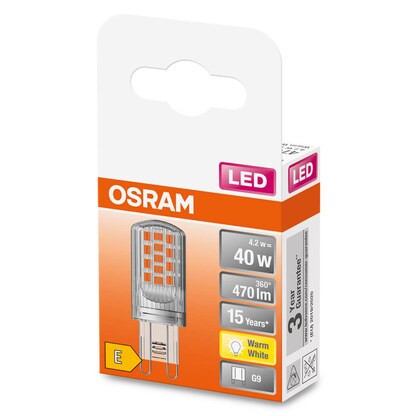 Artikelbild 4 für OSRAM LED-Lampe STAR PIN 40 G9 4,2 W klar, 1 St., Artikelnummer 308641