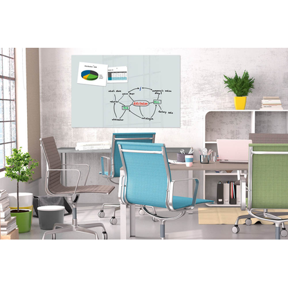 Artikelbild 2 für SIGEL Glas-Magnettafel 150,0 x 100,0 cm weiß, Artikelnummer 376405