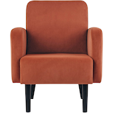 Artikelbild 1 für meet powered by PAPERFLOW Sessel LISBOA rost schwarz Stoff 71,0 x 81,5 x 83,0 cm, 1 St., Artikelnummer 851111