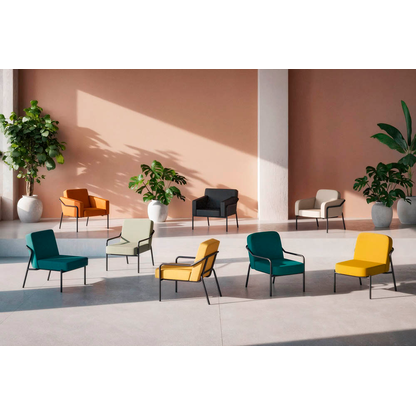 Artikelbild 4 für medso powered by PAPERFLOW Sessel MEDSO M grau schwarz Stoff 58,0 x 74,3 x 73,6 cm, 1 St., Artikelnummer 522249