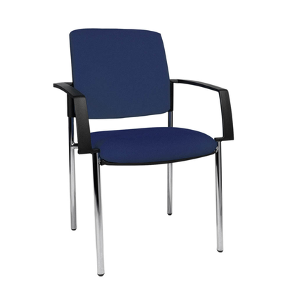 Artikelbild für Topstar Besucherstühle BtoB 10 BB190A G26 blau Stoff, 2 St., Artikelnummer 374447