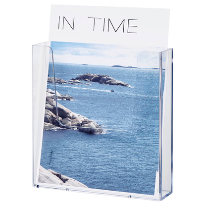 Artikelbild 2 für helit Wandprospekthalter transparent DIN A5 16,2 x 3,9 x 16,5 cm, 1 St., Artikelnummer 325112