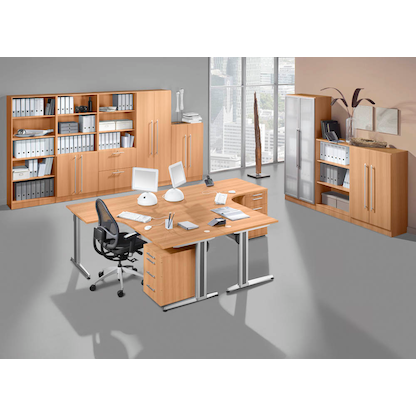 Artikelbild 4 für HAMMERBACHER Regalschrank Sira, V7300/6/6/RE buche 80,0 x 42,0 x 200,4 cm, 1 St., Artikelnummer 199257