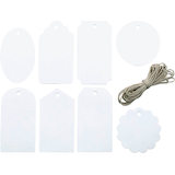 Artikelbild 1 für artoz Geschenkanhänger weiß Hangtag Set kraft, 16 St., Artikelnummer 645851