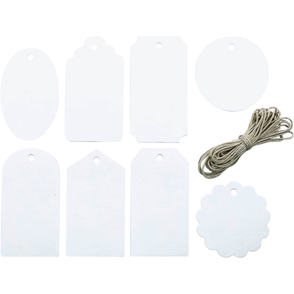 Artikelbild für artoz Geschenkanhänger weiß Hangtag Set kraft, 16 St., Artikelnummer 645851