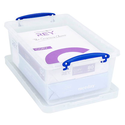 Artikelbild 5 für Really Useful Box Aufbewahrungsboxen 5x 10,2 l transparent 40,5 x 26,0 x 16,0 cm, 5 St., Artikelnummer 882347