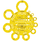 Artikelbild 1 für M + R Abrundungsschablone gelb, Artikelnummer 737728