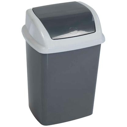 Artikelbild für MAUL swing Mülleimer 5,0 l dunkelgrau, 1 St., Artikelnummer 778957