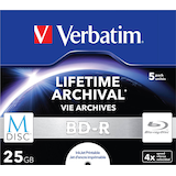 Artikelbild 1 für verbatim Blu-ray BD-R 25 GB bedruckbar, 5 St., Artikelnummer 970374