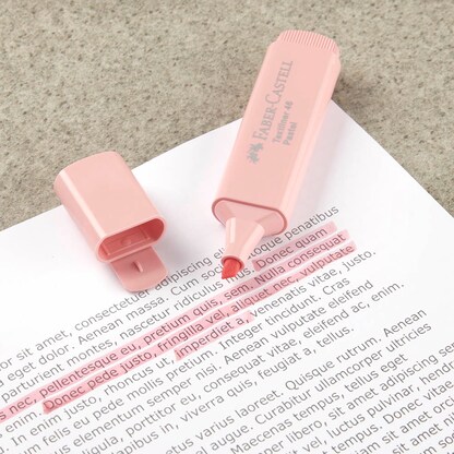 Artikelbild 5 für FABER-CASTELL TL 46 Pastell Textmarker farbsortiert, 8 St., Artikelnummer 274286