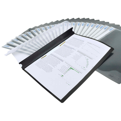 Artikelbild für RAPESCO® Schnellhefter ECO Kunststoff schwarz DIN A4, 25 St., Artikelnummer 782662