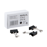 Artikelbild 1 für MAUL Foldbackklammern schwarz 1,9 cm, 12 St., Artikelnummer 958660