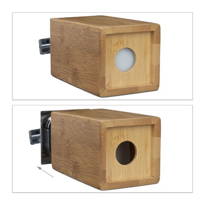 Artikelbild 5 für relaxdays Seifenspender 10020546_0 braun Bambus 225,0 ml, 1 St., Artikelnummer 555783