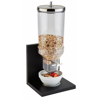 Artikelbild für APS Müslispender Bridge Buche schwarz, silber 4,5 l, 1 St., Artikelnummer 270159