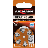 Artikelbild 1 für ANSMANN Knopfzellen PR41/312 Zink-Luft 1,4 V, 6 St., Artikelnummer 106559