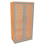 Artikelbild 1 für fm Aktenschrank Sidney, 4260267329139 buche, Acrylglas satiniert 3 Fachböden 80,0 x 44,2 x 151,7 cm, Artikelnummer 372104