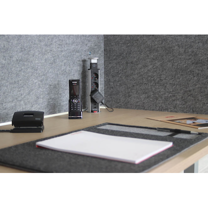 Artikelbild 4 für HAMMERBACHER 3-fach Tischsteckdose 2,0 m schwarz mit USB-Buchse, Artikelnummer 743127