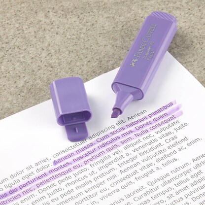 Artikelbild 7 für FABER-CASTELL TL 46 Pastell Textmarker farbsortiert, 8 St., Artikelnummer 274286