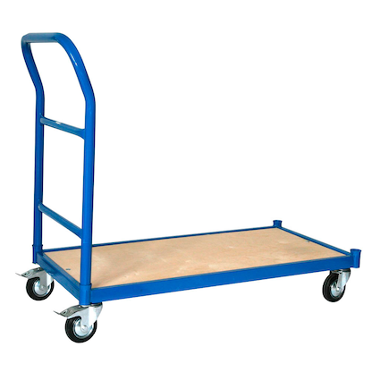 Artikelbild für SZ Metall Transportwagen blau 100,0 x 50,0 x 90,0 cm bis 250,0 kg, Artikelnummer 803619