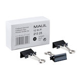 Artikelbild 1 für MAUL Foldbackklammern schwarz 2,5 cm, 12 St., Artikelnummer 958694