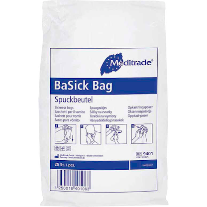 Artikelbild 2 für Meditrade® Spuckbeutel aus Papier, 25 St., Artikelnummer 241819