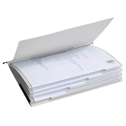 Artikelbild 2 für AKTION: dots Personalhefter Karton lichtgrau DIN A4 4x kaufmännische Heftung, 10 St., Artikelnummer 389585