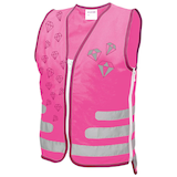 Artikelbild 1 für ROTH Mädchen Kinder-Warnweste Diamant pink Einheitsgröße, Artikelnummer 580809