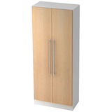 Artikelbild 1 für HAMMERBACHER Aktenschrank 7100 RE, V7100/W/E/RE weiß, eiche 4 Fachböden 80,0 x 42,0 x 200,4 cm, Artikelnummer 859734