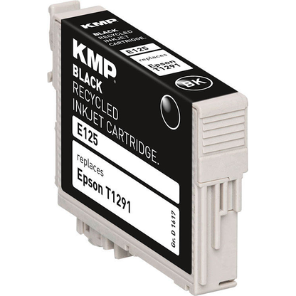 Artikelbild 3 für KMP E125 schwarz Druckerpatrone kompatibel zu EPSON T1291L, Artikelnummer 146884