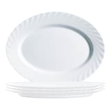 Artikelbild 1 für ARCOROC Servierplatten Trianon White weiß Ø 35,0 cm, 4 St., Artikelnummer 977233